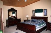 large bedroom in the smokies